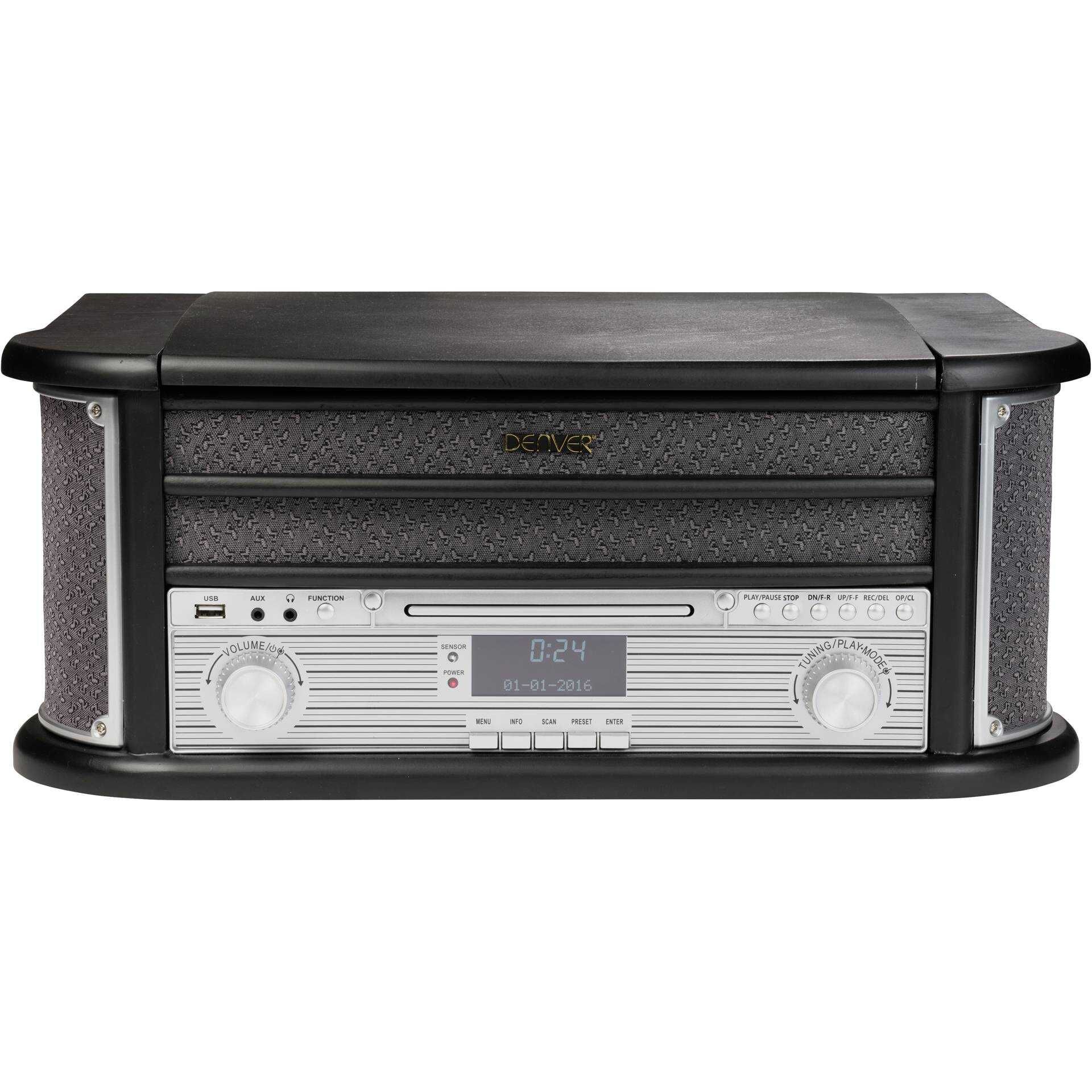 DENVER MRD-51BLACK - Audiosystem - 2 x 2.5 Watt - Schwarz