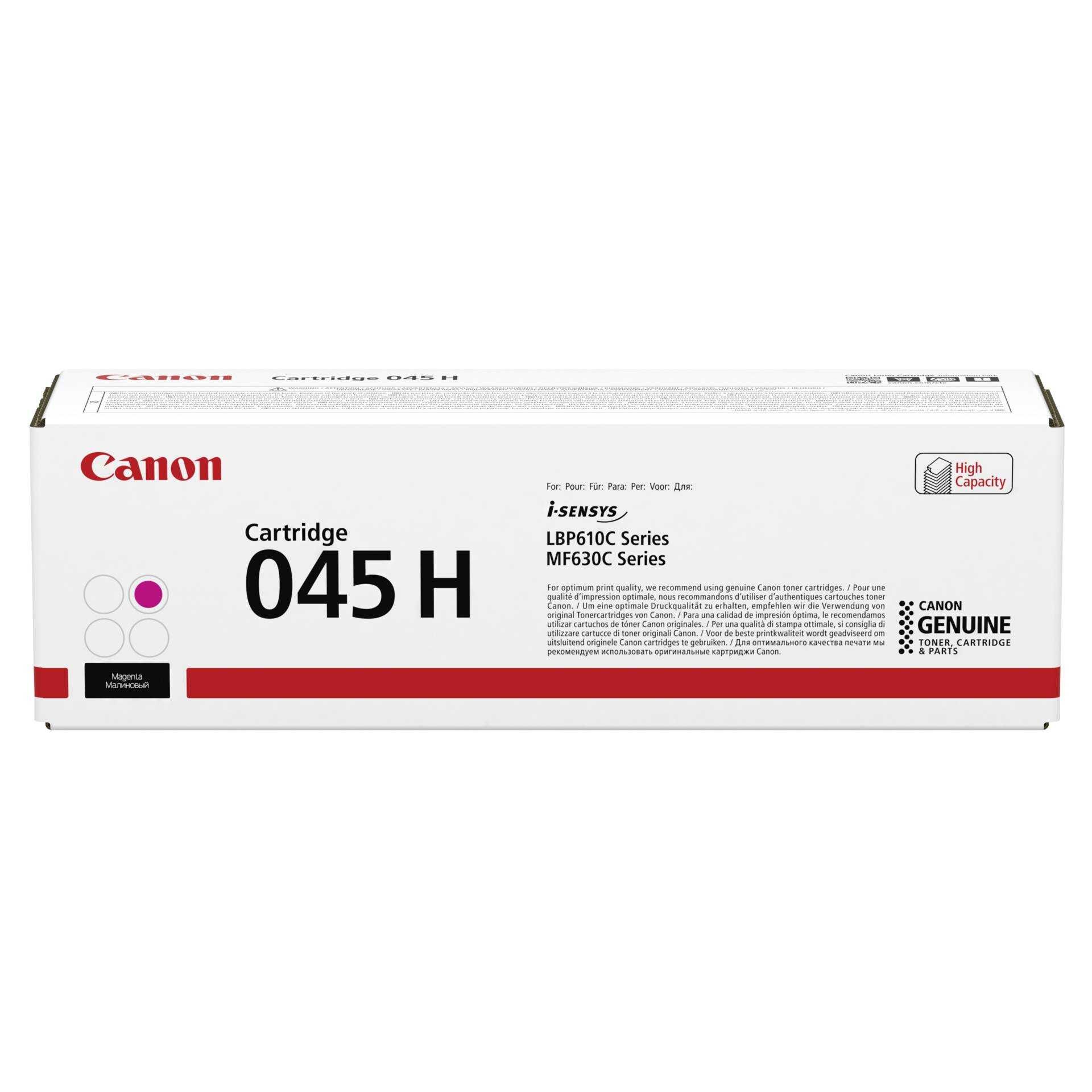 Canon 045 H - Mit hoher Kapazität - Magenta - original - Tonerpatrone - für ImageCLASS LBP612Cdw, MF632Cdw, MF634Cdw