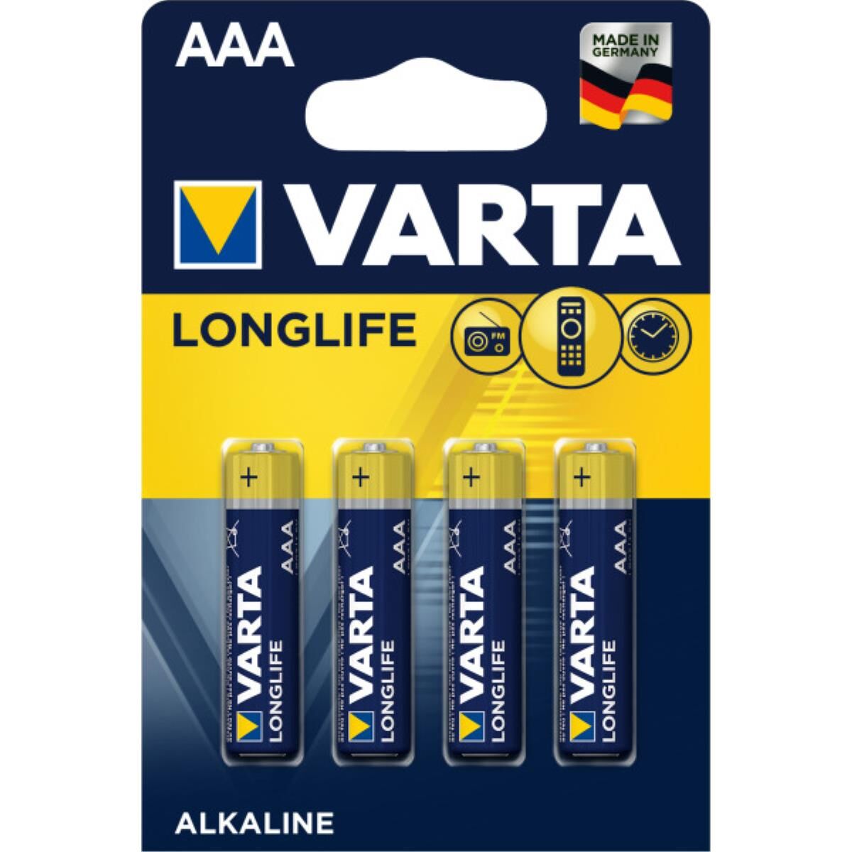 VARTA Batterie Longlife AAA 4er Blister