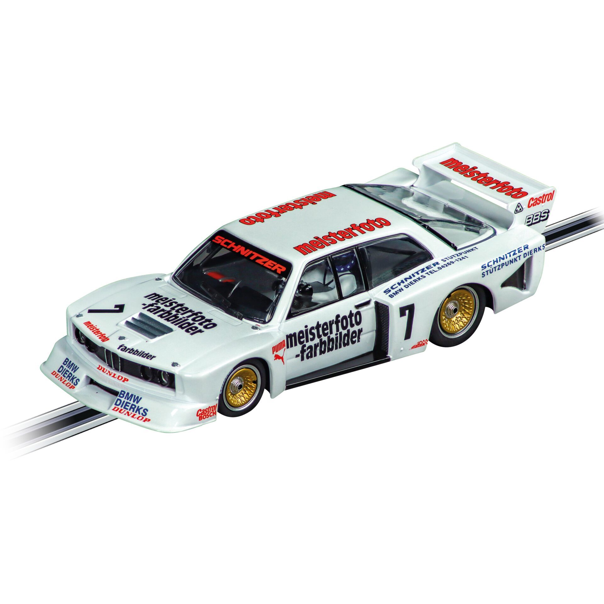 Carrera BMW 320 Turbo Flachbau 'Team Schnitzer, No.7' 1:32