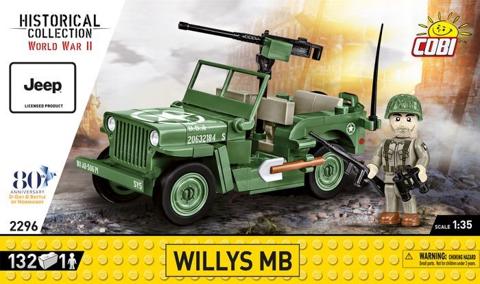 Cobi COBI 2296 Willys MB & M2 Gun 2296