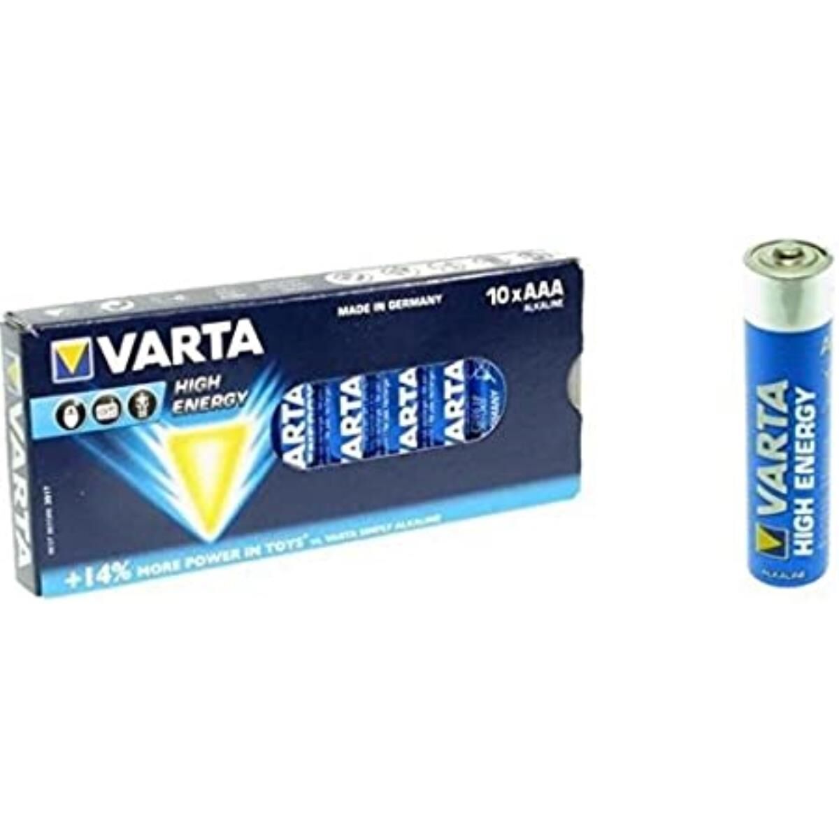 VARTA 10x "High Energy" Batterien/AAA