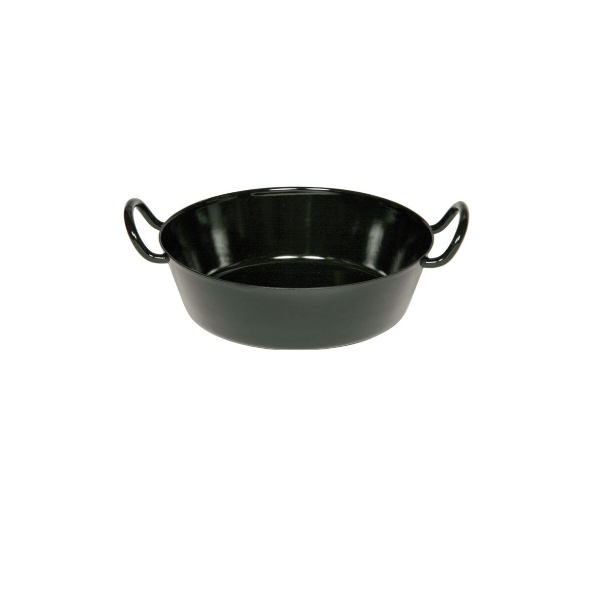 Riess Classic Schnitzelpfanne Ø16cm Schwarz Emaille