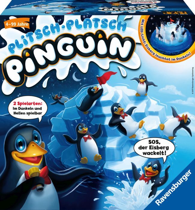 Ravensburger, Plitsch - Platsch Pinguin 21325, 26,5x26,5x11,2c, 21325