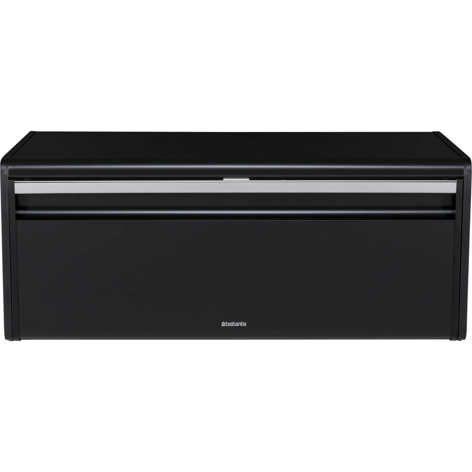 Brabantia Klappbrotkasten Front eckig, schwarz matt
