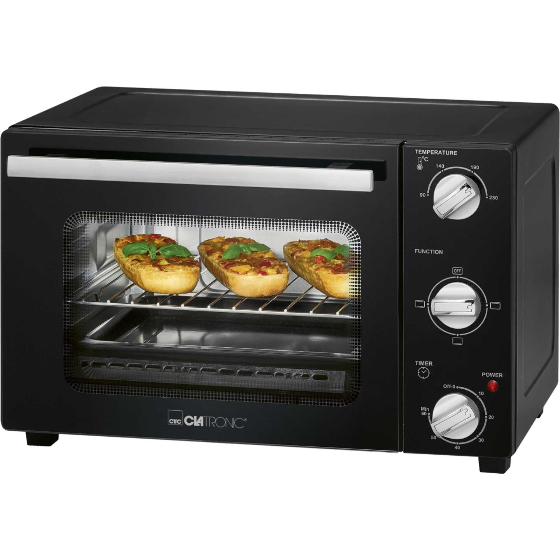 Clatronic MBG 3726 schwarz Backofen