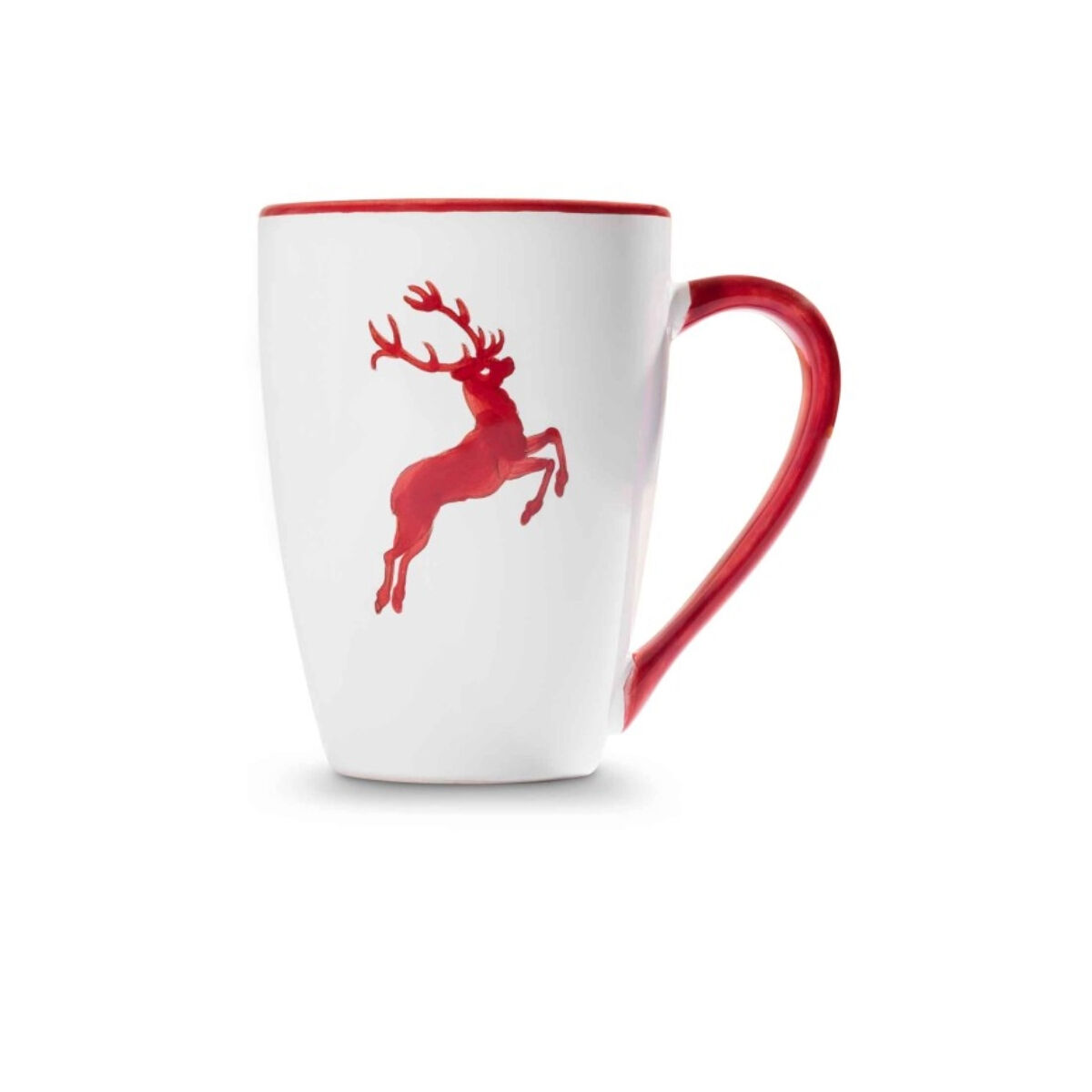 Gmundner Rubinroter Hirsch Frühstücksbecher Supermax 500ml