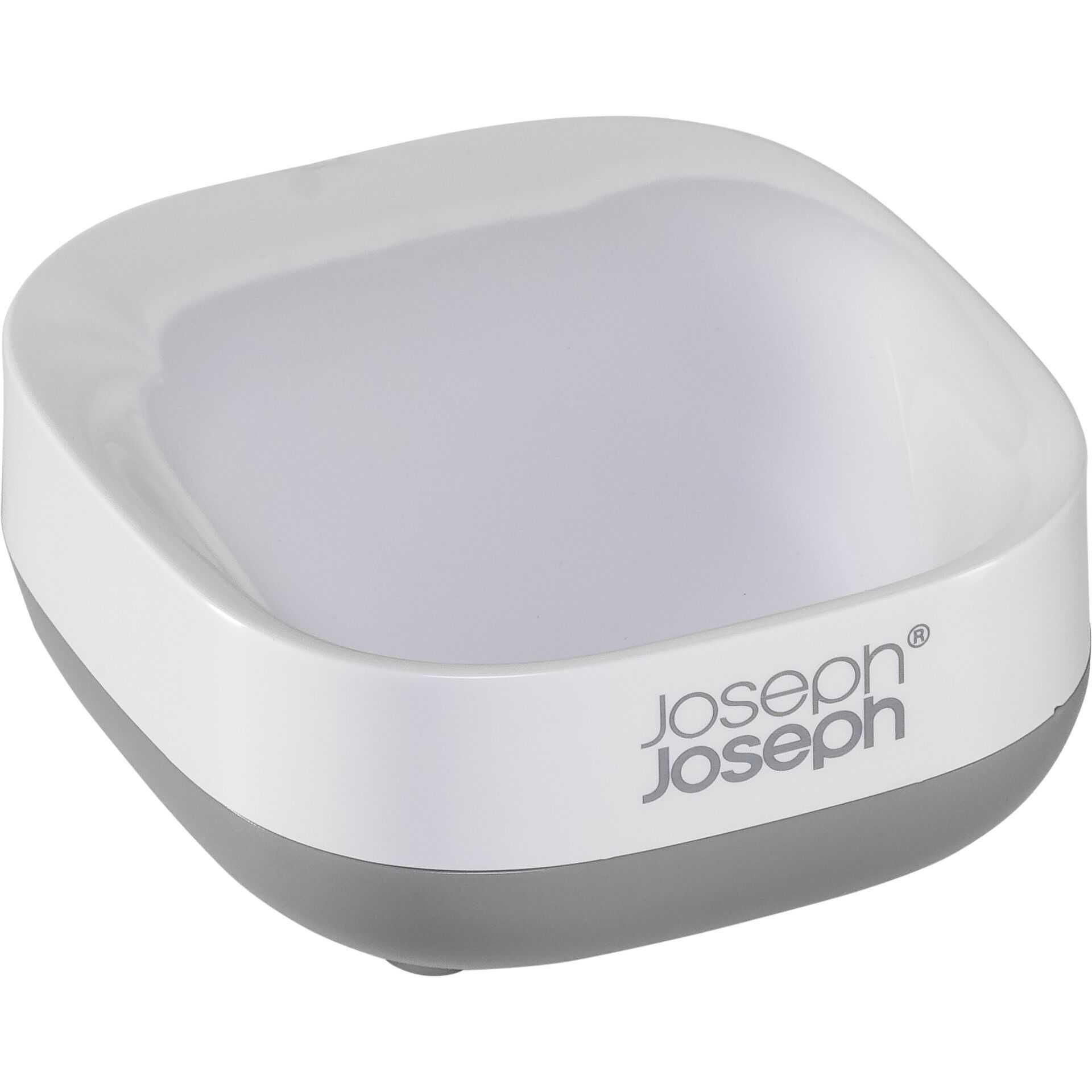 Joseph Joseph Slim™ - Kompakte Seifenschale - Weiß/Grau