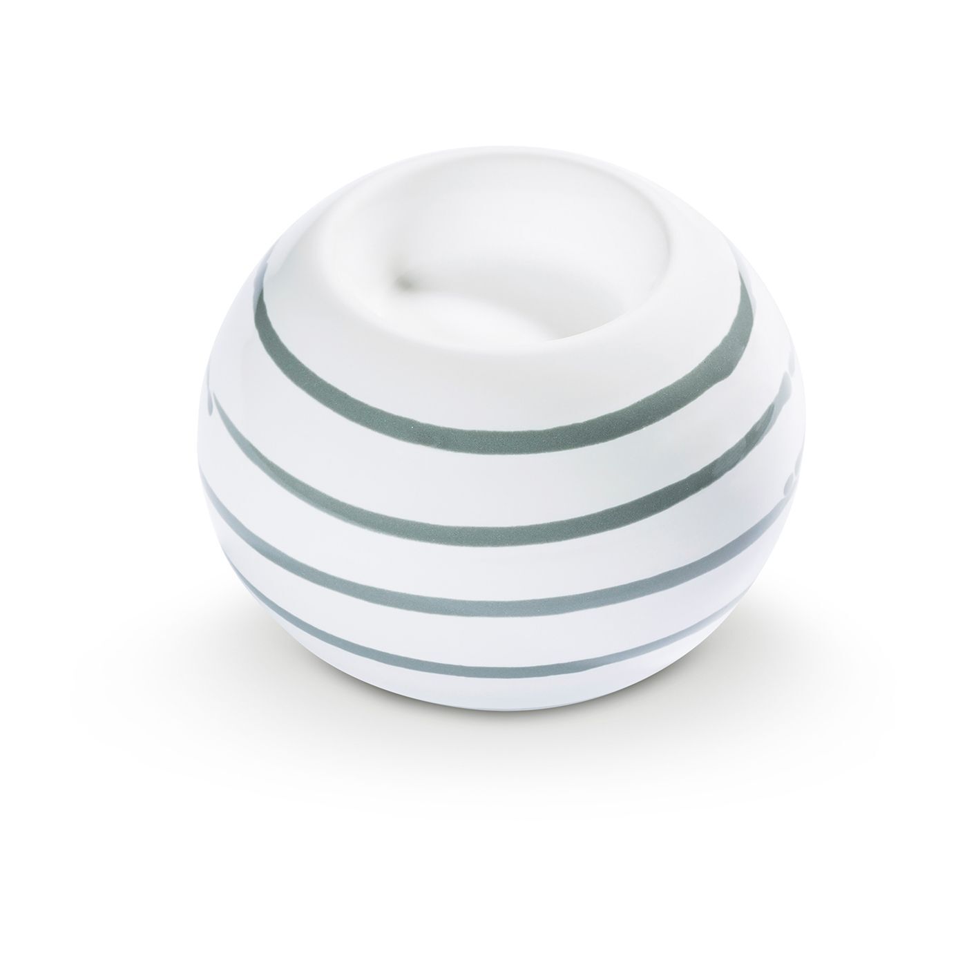 Gmundner Keramik Graugeflammt, Kugelleuchter