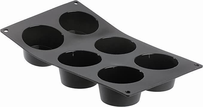De Buyer  MOUL FLEX Silikon-Muffinformen, 6 Muffins