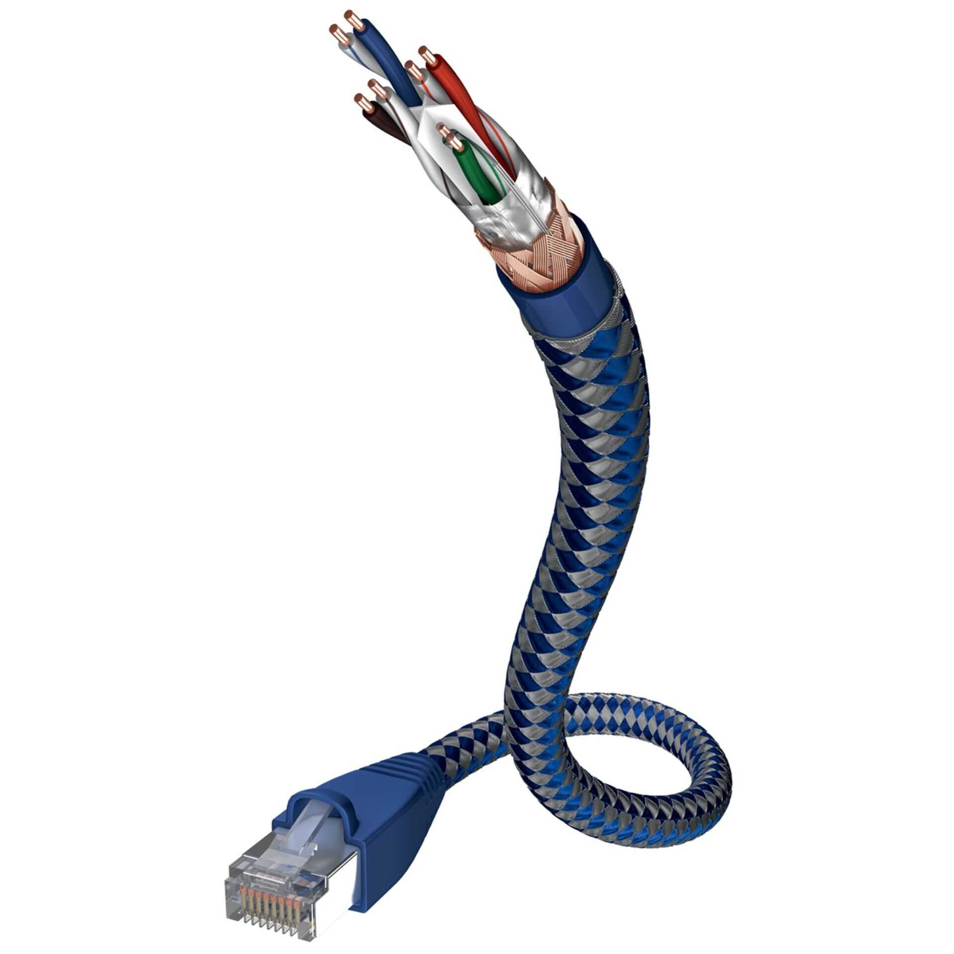 in-akustik Premium CAT6 Patchkabel RJ45 0,5m   004803005