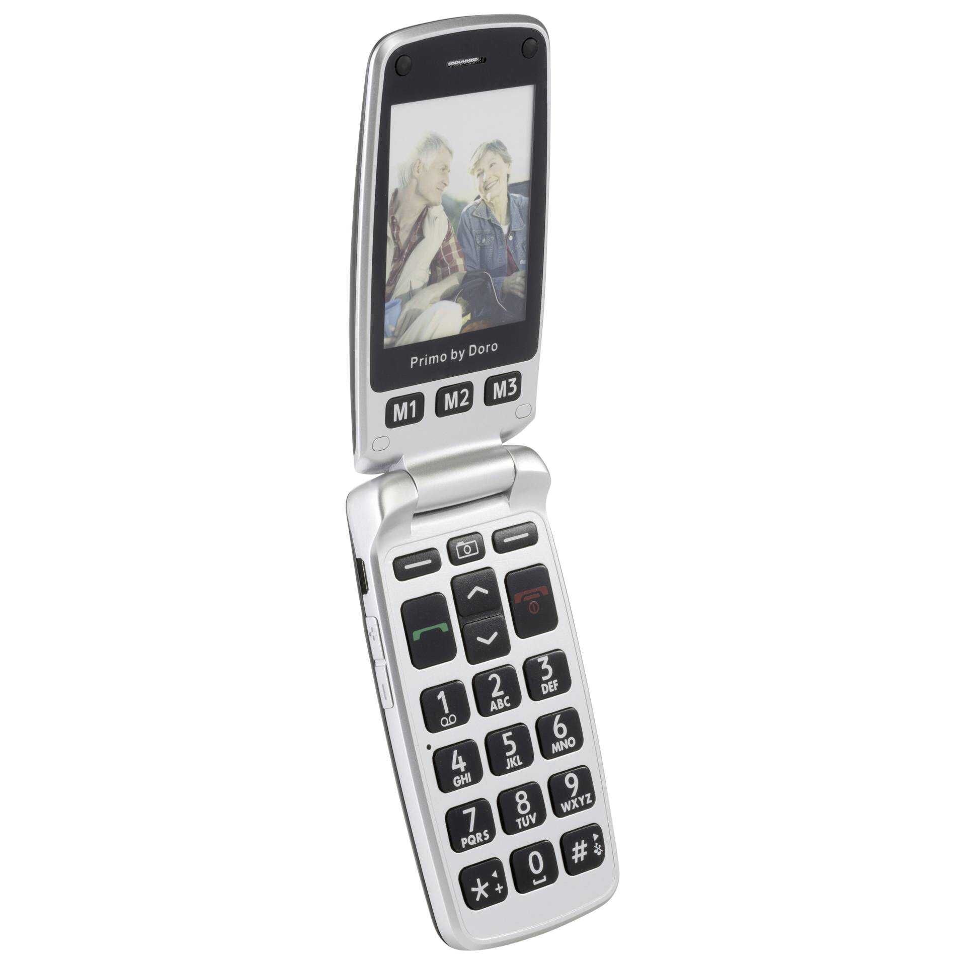 DORO Primo 413 - Feature phone - microSD slot - LCD-Anzeige - 320 x 240 Pixel - rear camera 2 MP