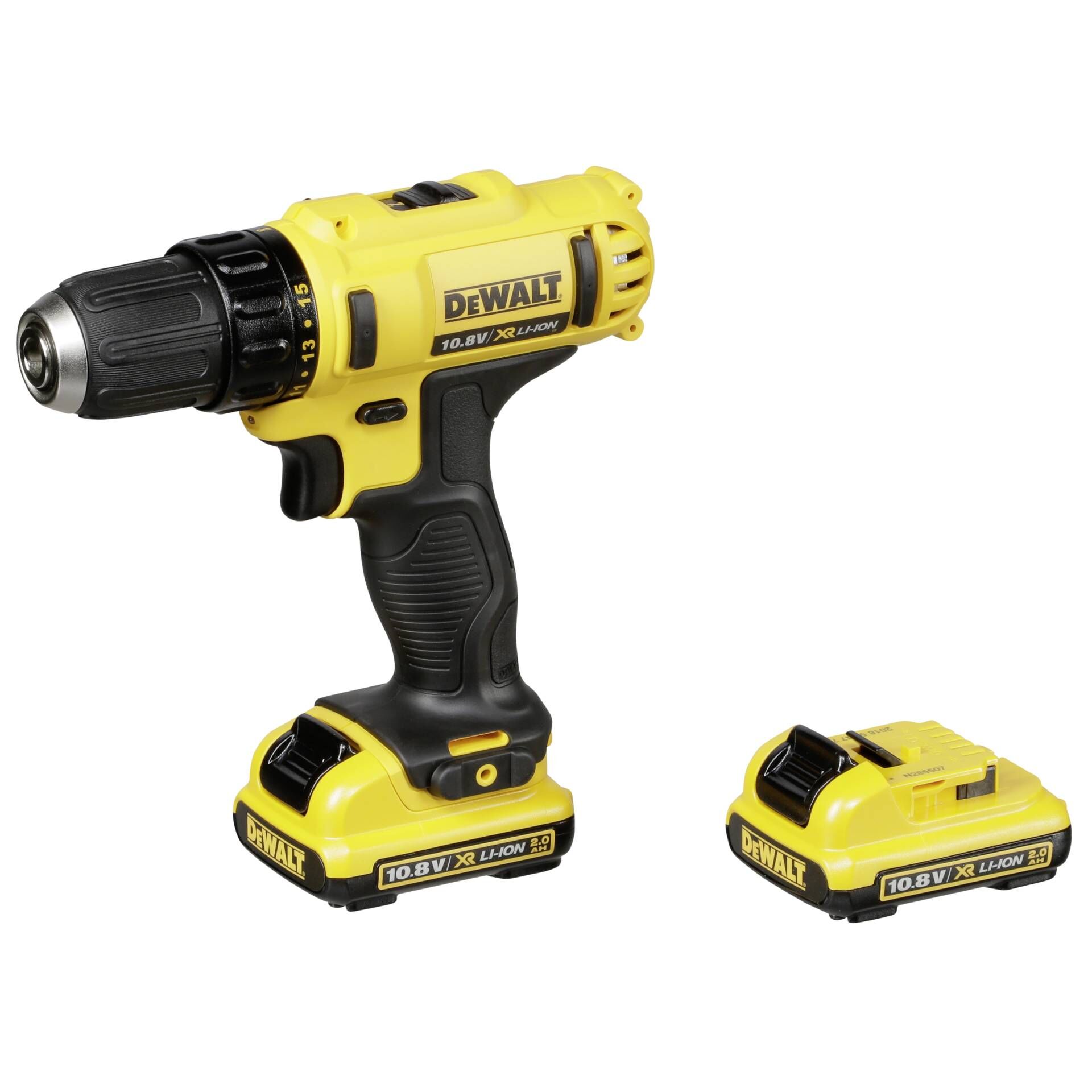 DeWALT DCD710D2-QW - Bohrer/Schrauber - schnurlos - 2 Geschwindigkeiten - Bohrfutterschlüssel 10 mm - 24 N·m