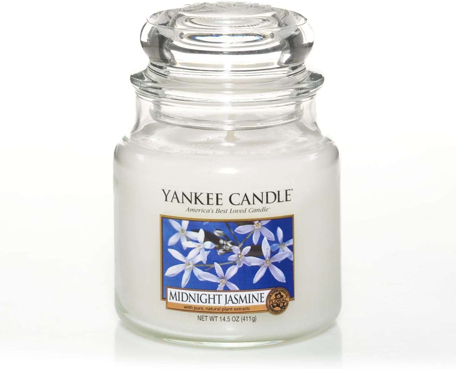 Yankee Candle  MIDNIGHT JASMINE CLASSIC MEDIUM JAR 411G