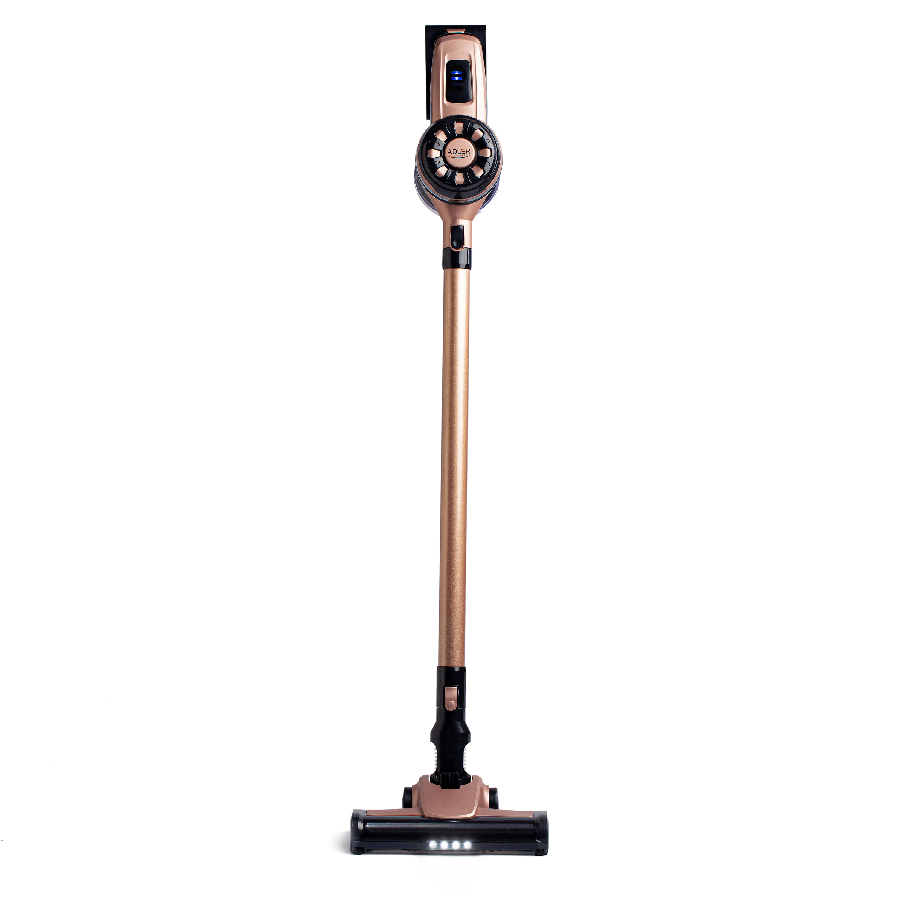 Camry Adler AD 7044, 2-in-1 stick vacuum, Beutellos, Kupfer, Trocken, Akku, 250 W