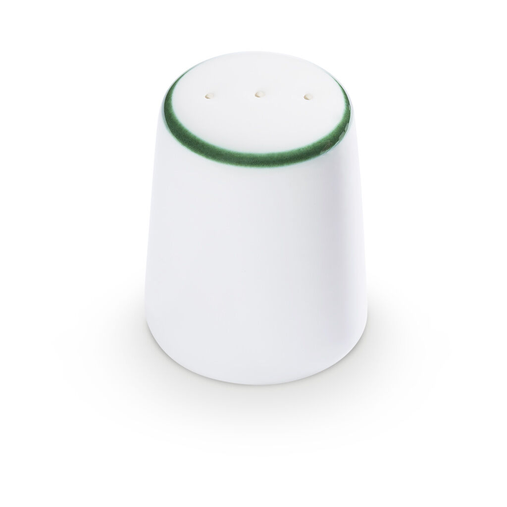 Gmundner Keramik Grüner Rand, Pfefferstreuer gerade