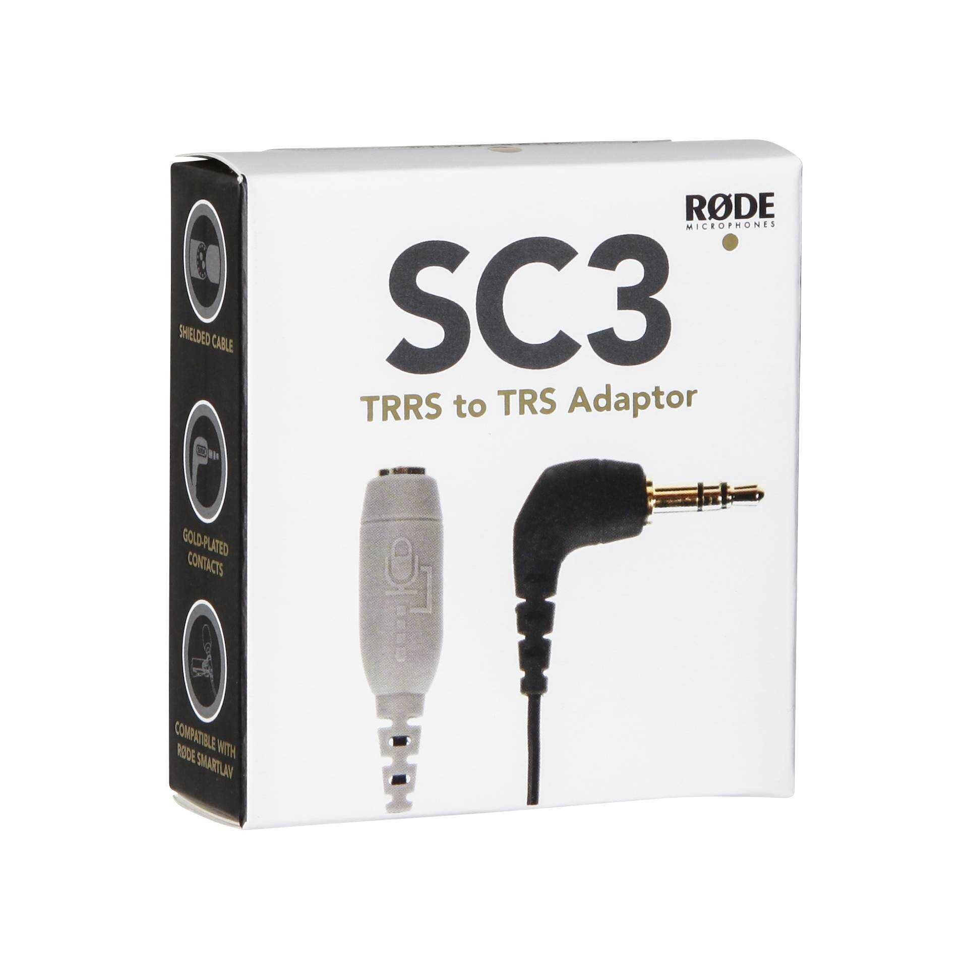 RØDE SC3 - Mikrofon-Adapter - Mini-Stecker männlich bis 4-poliger Mini-Stecker weiblich - abgeschirmt