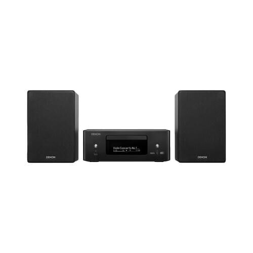 Denon CEOL N12 BKE2 Kompakt-Anlage mit WiFi, Bluetooth, HEOS & DAB+