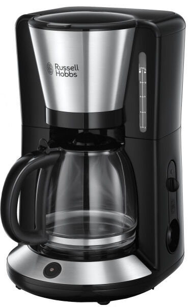 RUSSELL HOBBS Kaffeeautomat 10T. 1100W 1.25L Glaskanne edelstahl-schwarz 24010-56 ADVENTURE