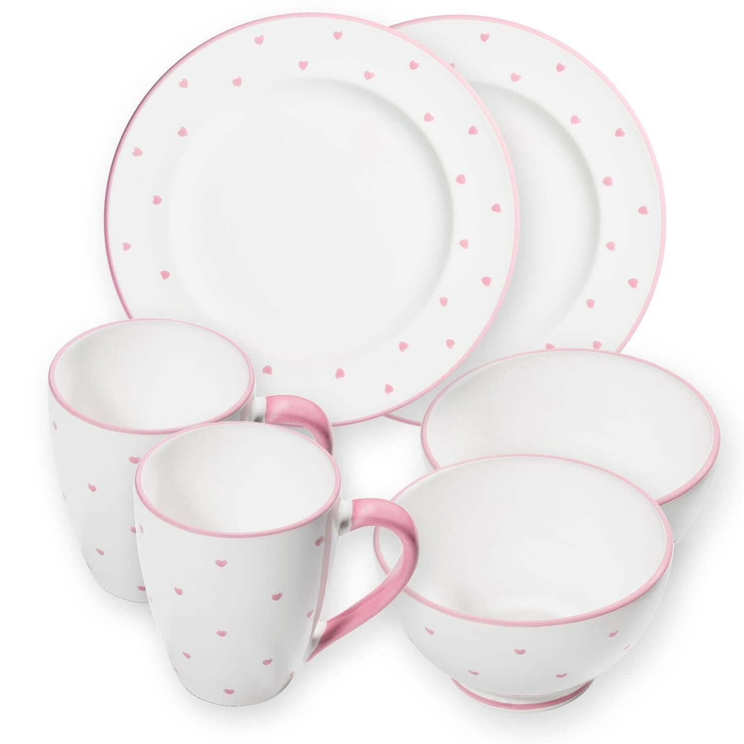 Gmundner Keramik Herzerl Rosa, Hüttenfrühstück für 2 Gourmet