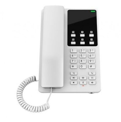 Grandstream GHP620W, IP-Telefon, Weiß, Kabelgebundenes Mobilteil, 2 Zeilen, LCD, Gigabit Ethernet