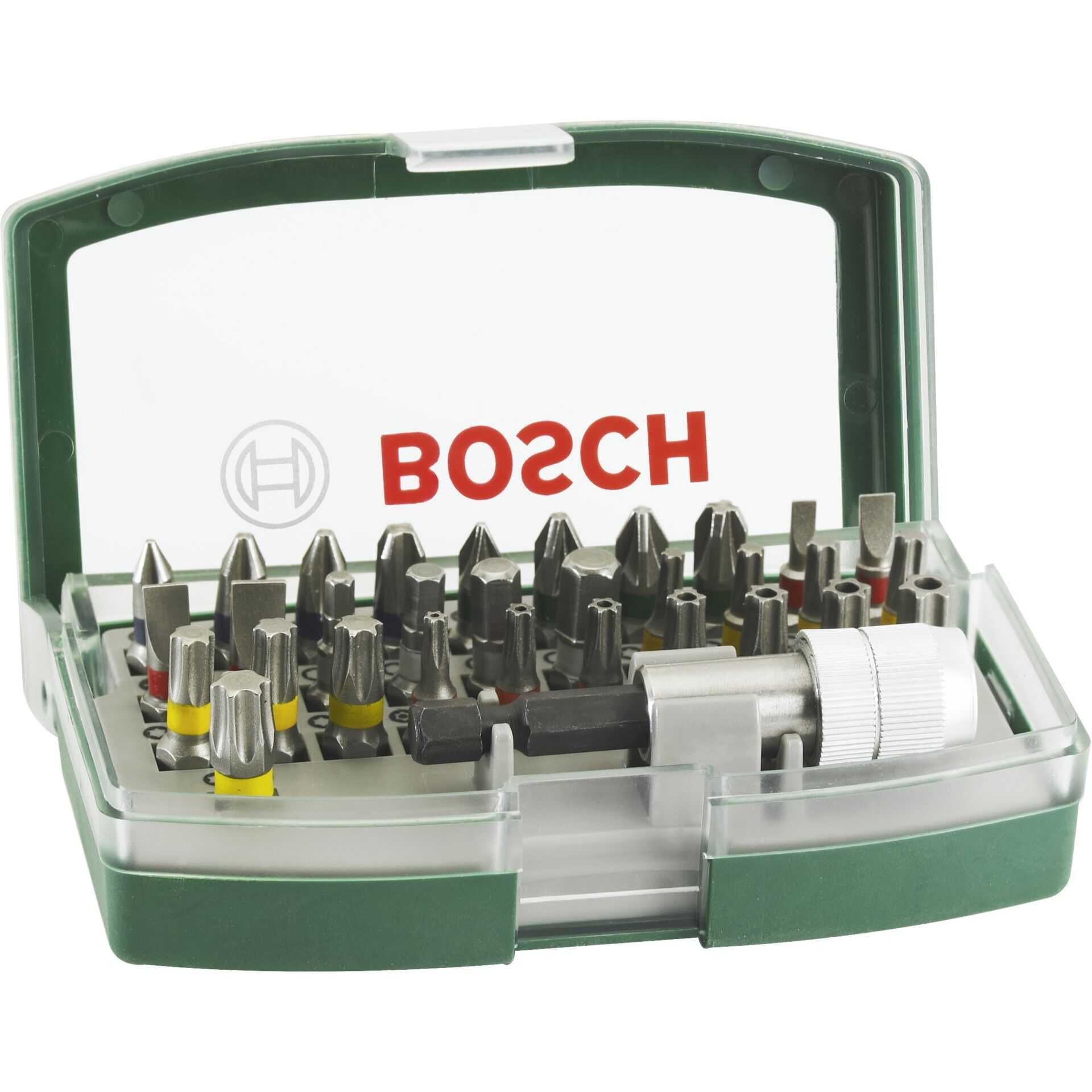 Bosch - Schraubenziehersatz - 32 Stücke - torx, phillips, pozidriv, hex, slot - Länge: 25 mm