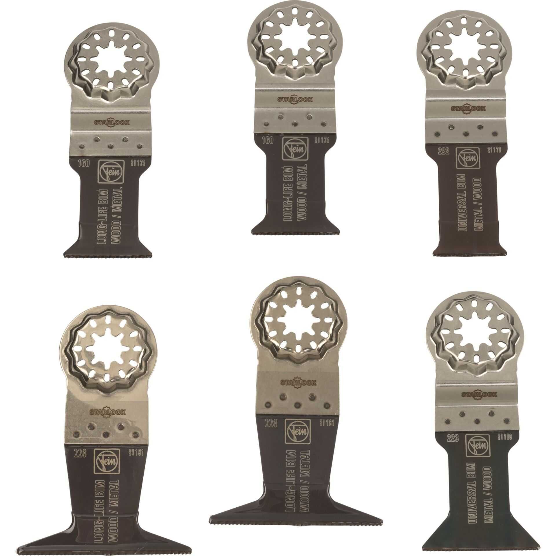 Fein BEST OF E-CUT - Tauchsägenschneidblatt - für Holz, Metall - 6 Stücke