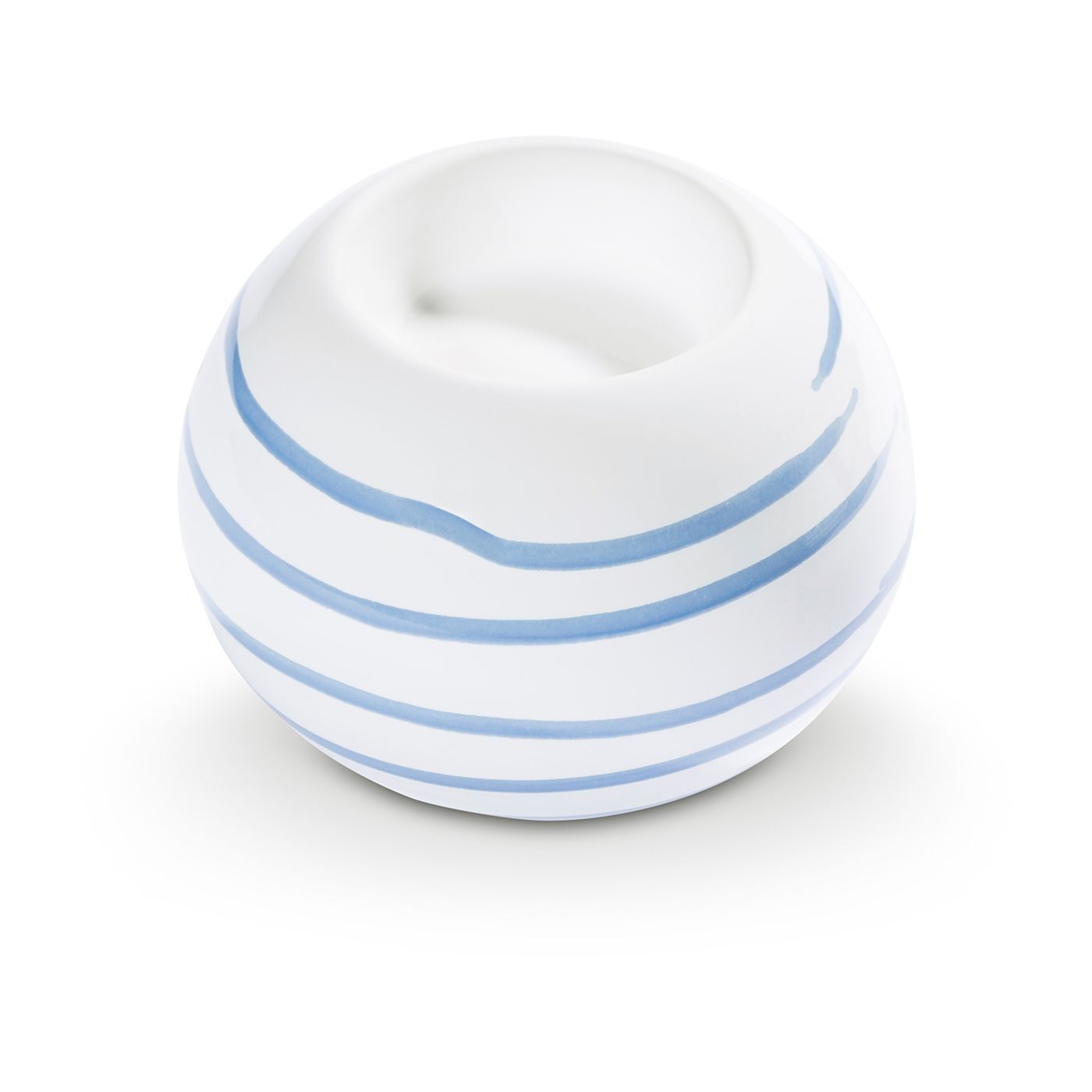 Gmundner Keramik Blaugeflammt, Kugelleuchter