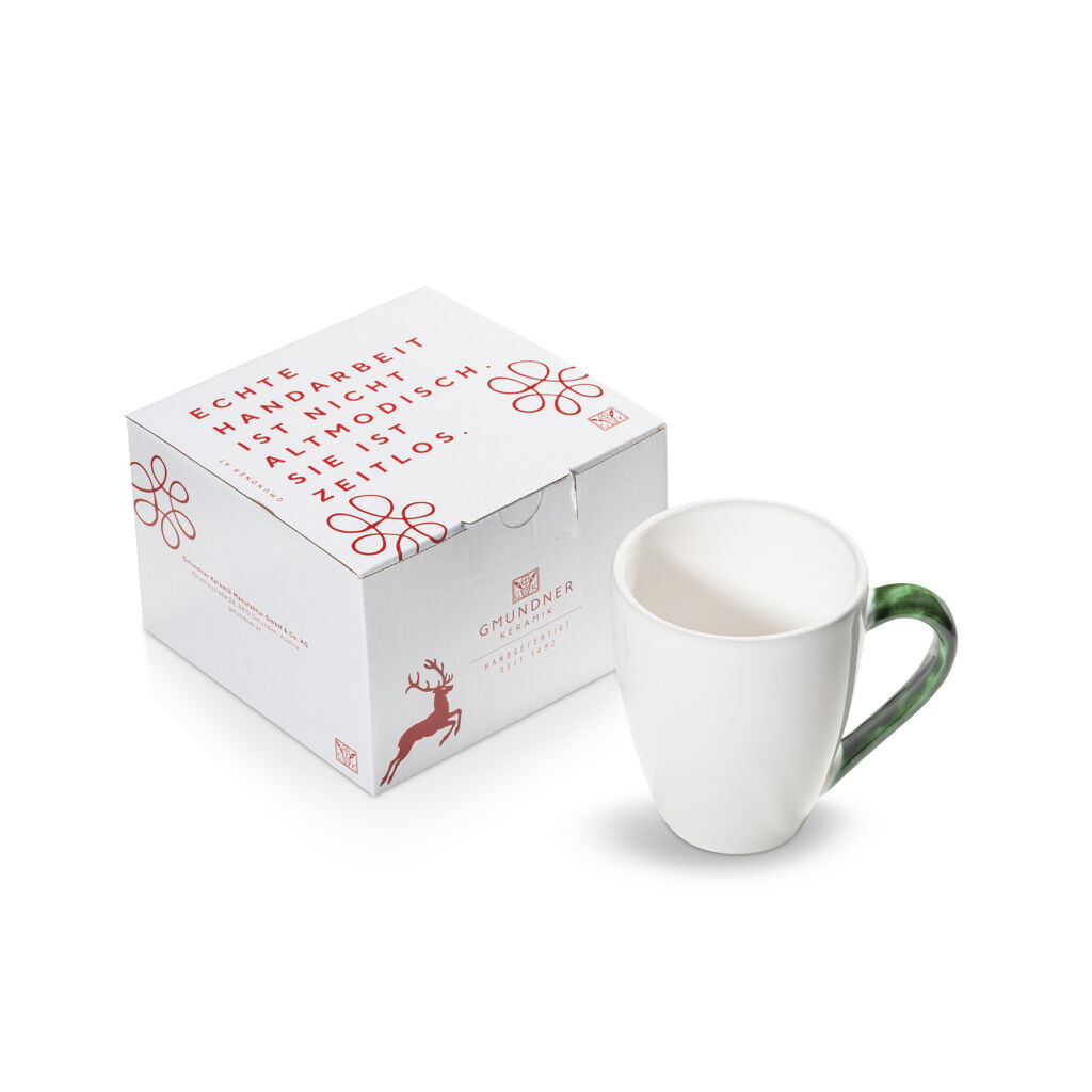 Gmundner Keramik Variation Grün, Frühstücksbecher Max 0,3 L