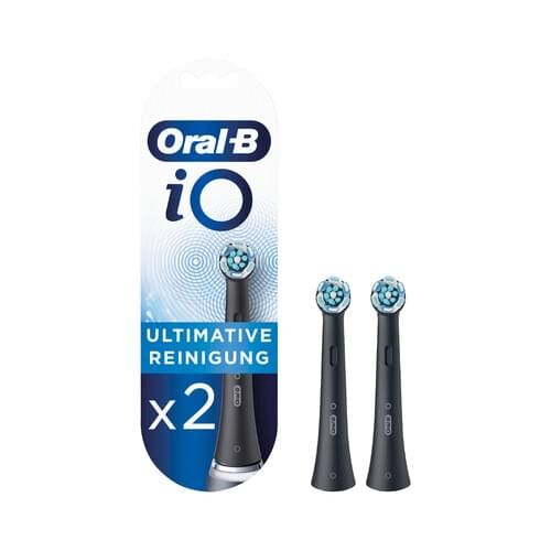 Oral-B Aufsteckbürsten iO Ultimative Reinigung Schwarz 2er