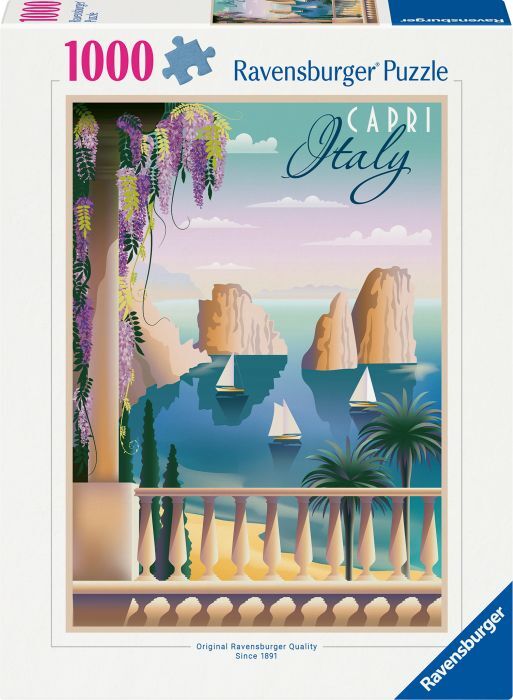 Ravensburger  12001209 Puzzle Postkarte aus Capri 1000 Teile 12001209