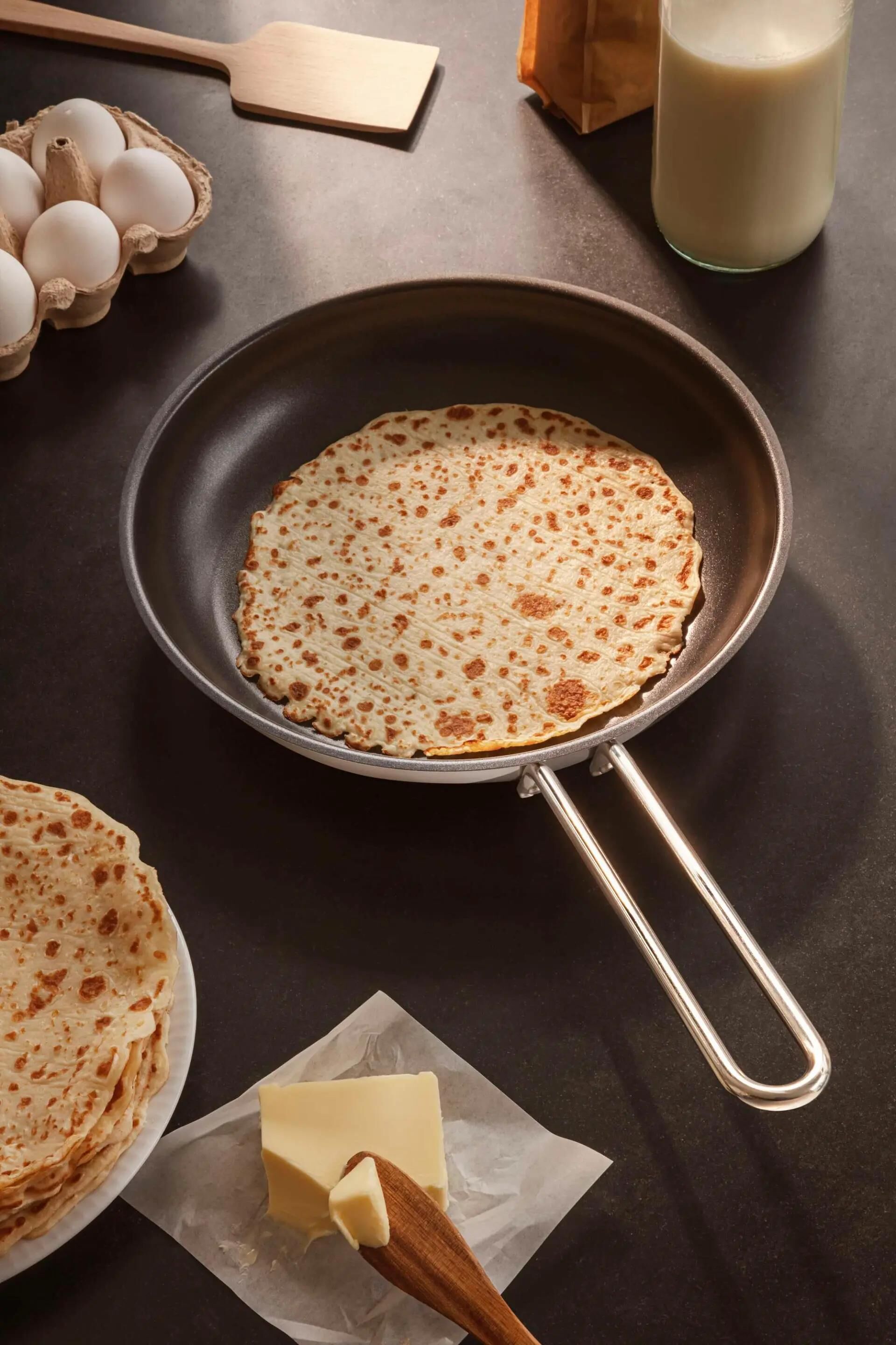 Eva Solo Stainless steel Bratpfanne - 28 cm - Slip-Let®-Antihaftbeschichtung