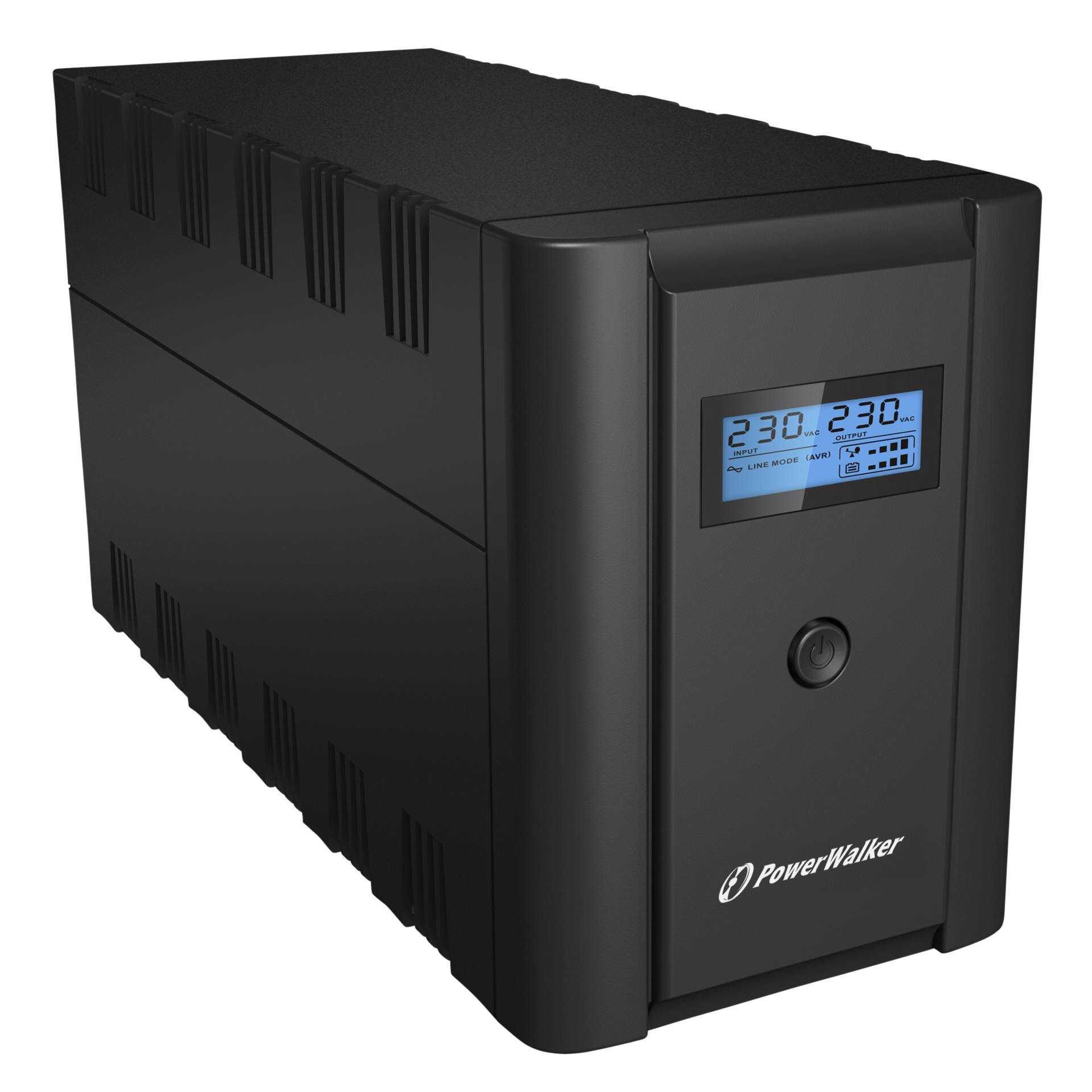 PowerWalker VI 1200 LCD/IEC - USV - Wechselstrom 230 V - 600 Watt - 1200 VA 7 Ah - USB