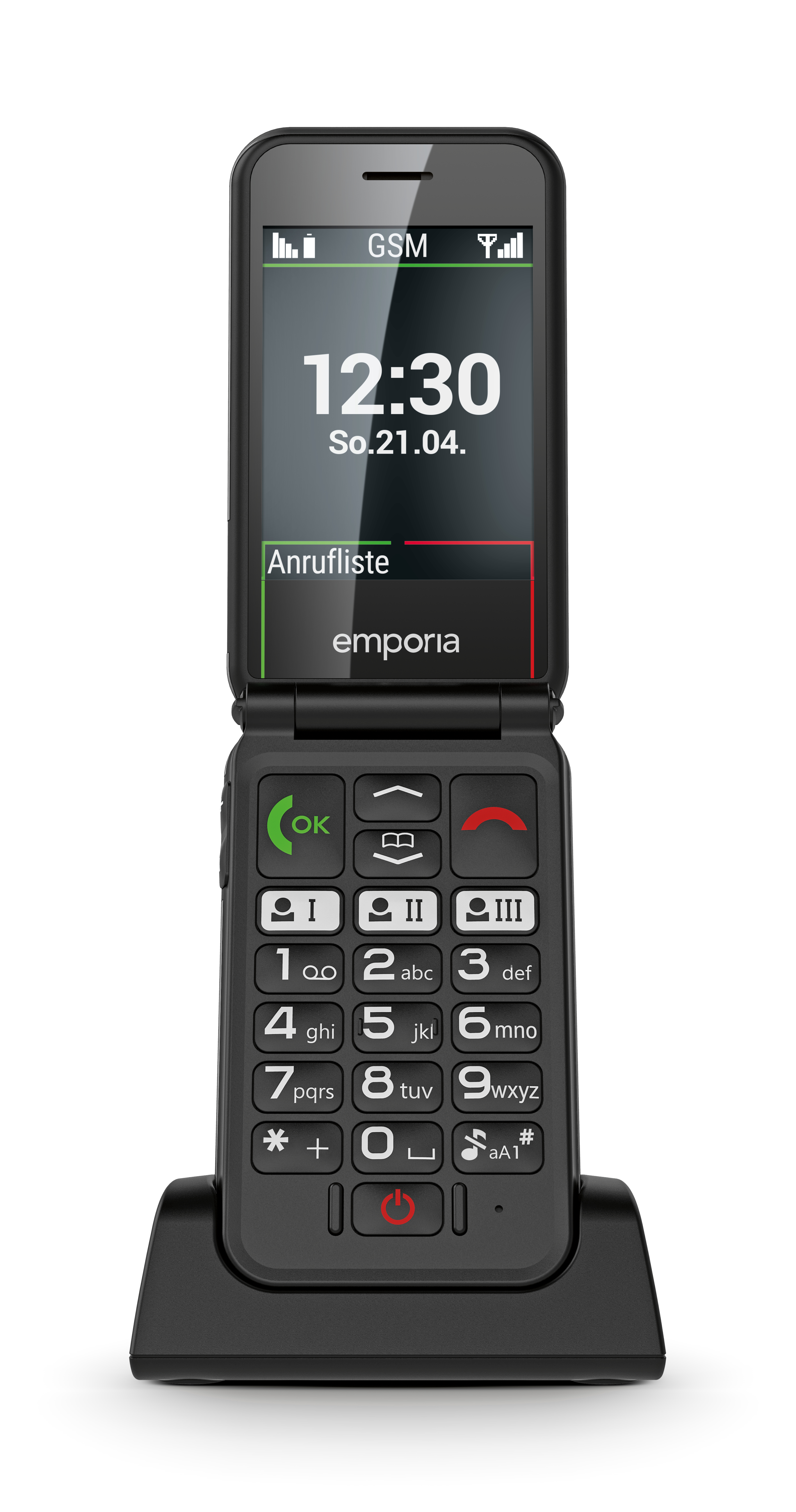 Emporia SIMPLICITYglam, Klapphandy, 7,11 cm (2.8"), 240 x 320 Pixel, Bluetooth, 1300 mAh, Weiß
