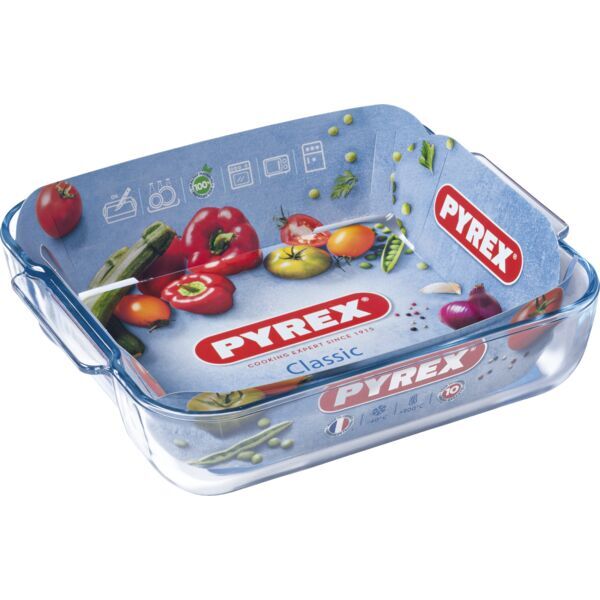 PYREX Bräter quadratisch, Höhe: 60 mm, Länge: 210 mm
