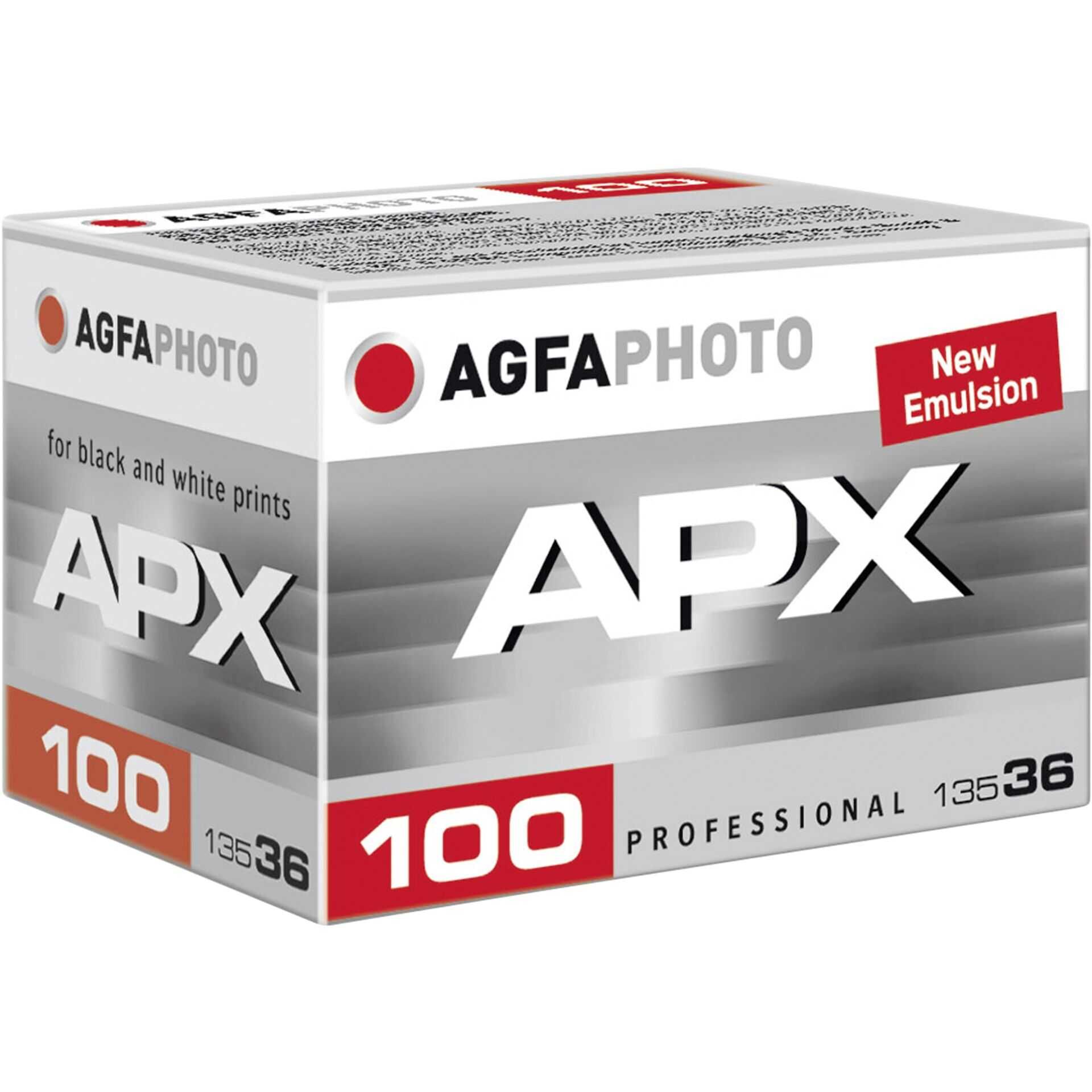AgfaPhoto APX 100 Professional - Schwarz-Weiß-Negativfilm - 135 (35 mm) - ISO 100 - 36 Belichtungen