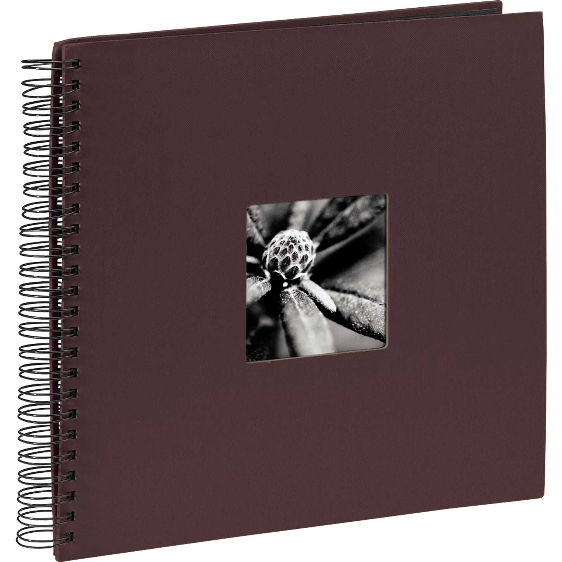Hama  Fine Art  Spiral bordeaux 36x32 50 schwarze Seiten  090144