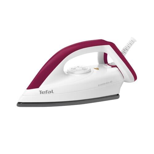TEFAL Trockenbügeleisen FS 4030 emaillierte Bügelsohle 1200 Watt weiß/violett