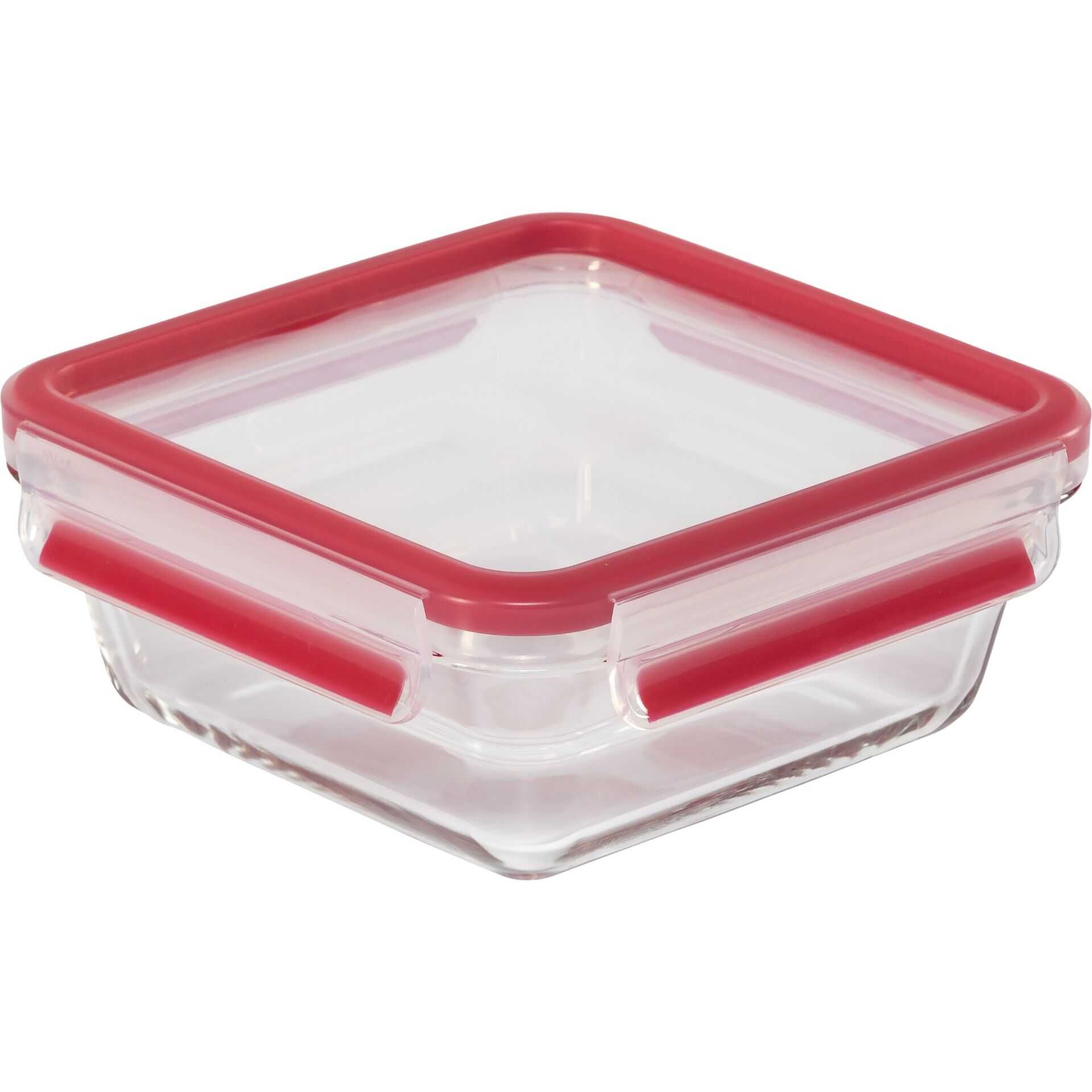 Emsa ClipClose Glass Frischhaltedose 0,8 L Rot