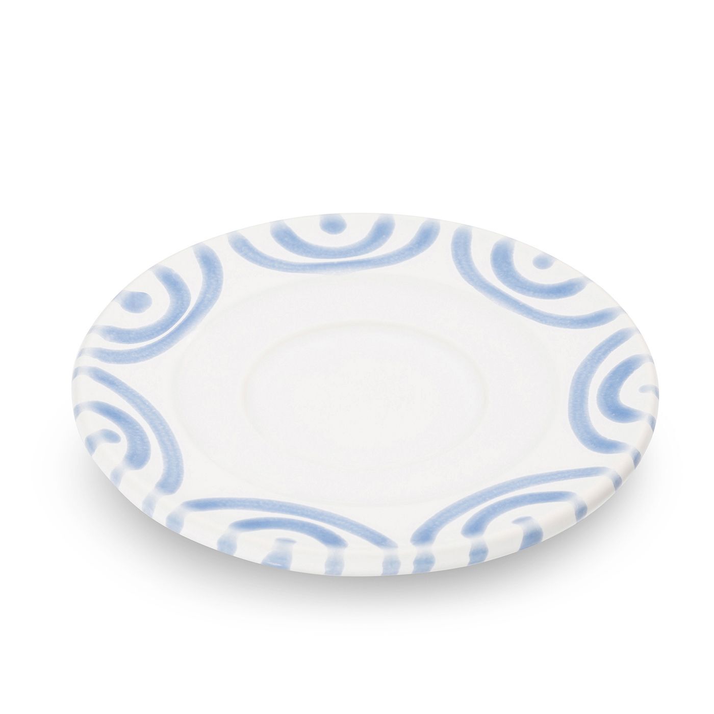 Gmundner Keramik Blaugeflammt, Unterteller Espresso  (Ø 11cm)