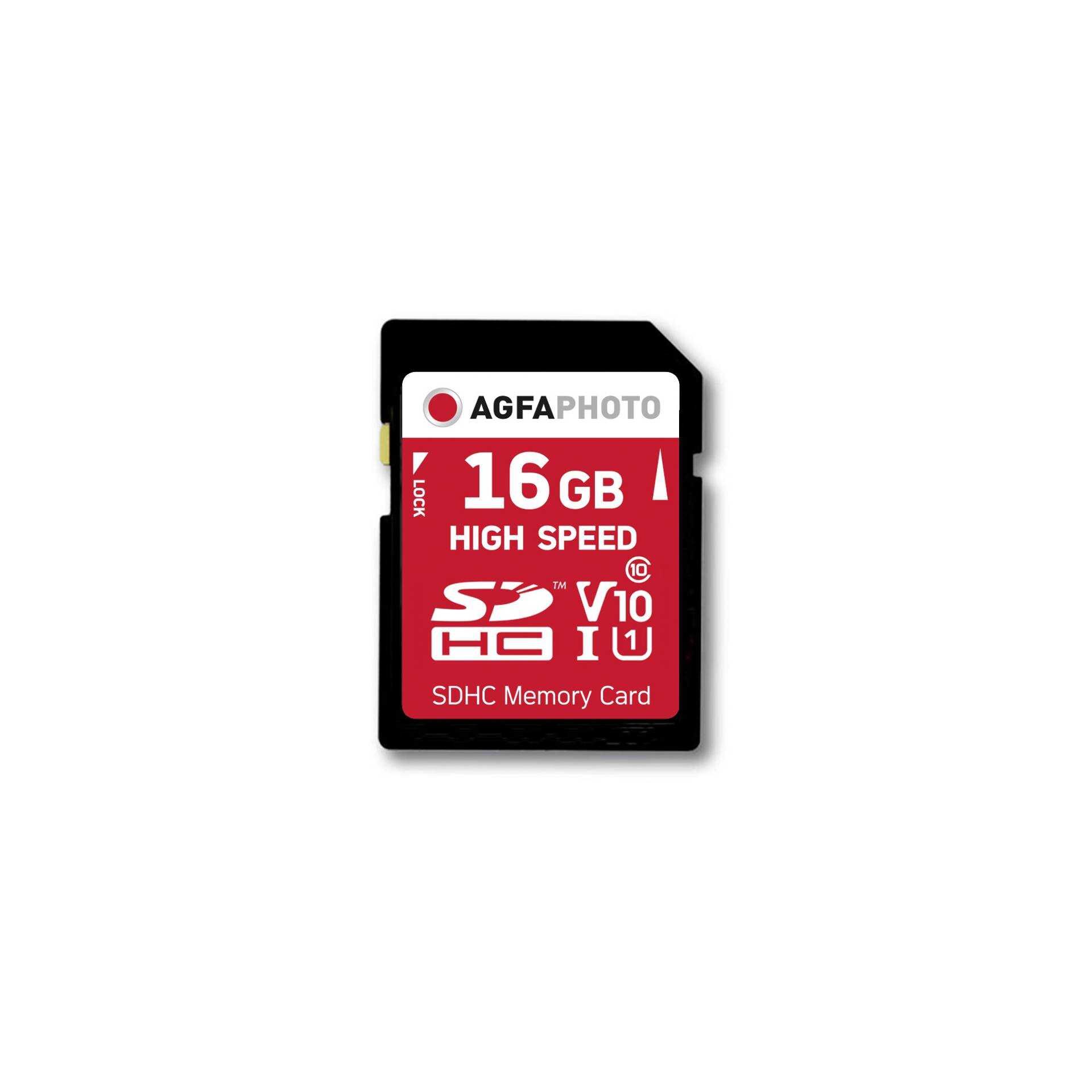 AgfaPhoto - Flash-Speicherkarte - 16 GB - Class 10 - SDHC
