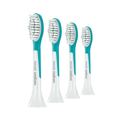 Philips Sonicare For Kids HX6044 - Austausch-Bürstenkopf - für Zahnbürste - Super Fresh Blue Packung mit 4