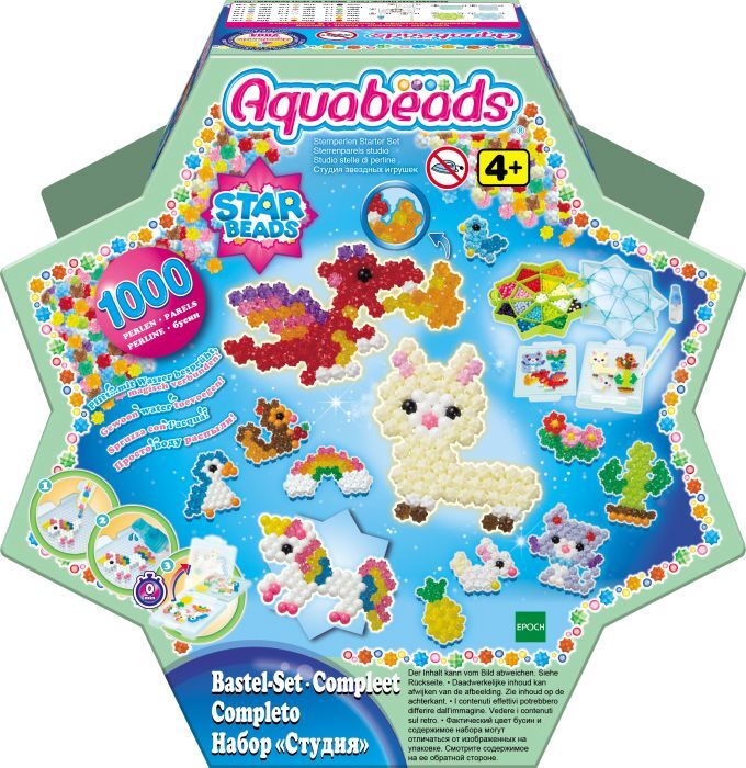 EPOCH Traumwiesen Aquabeads 31601 Sternperlen Starter Set 1000 Aquabeads 31601