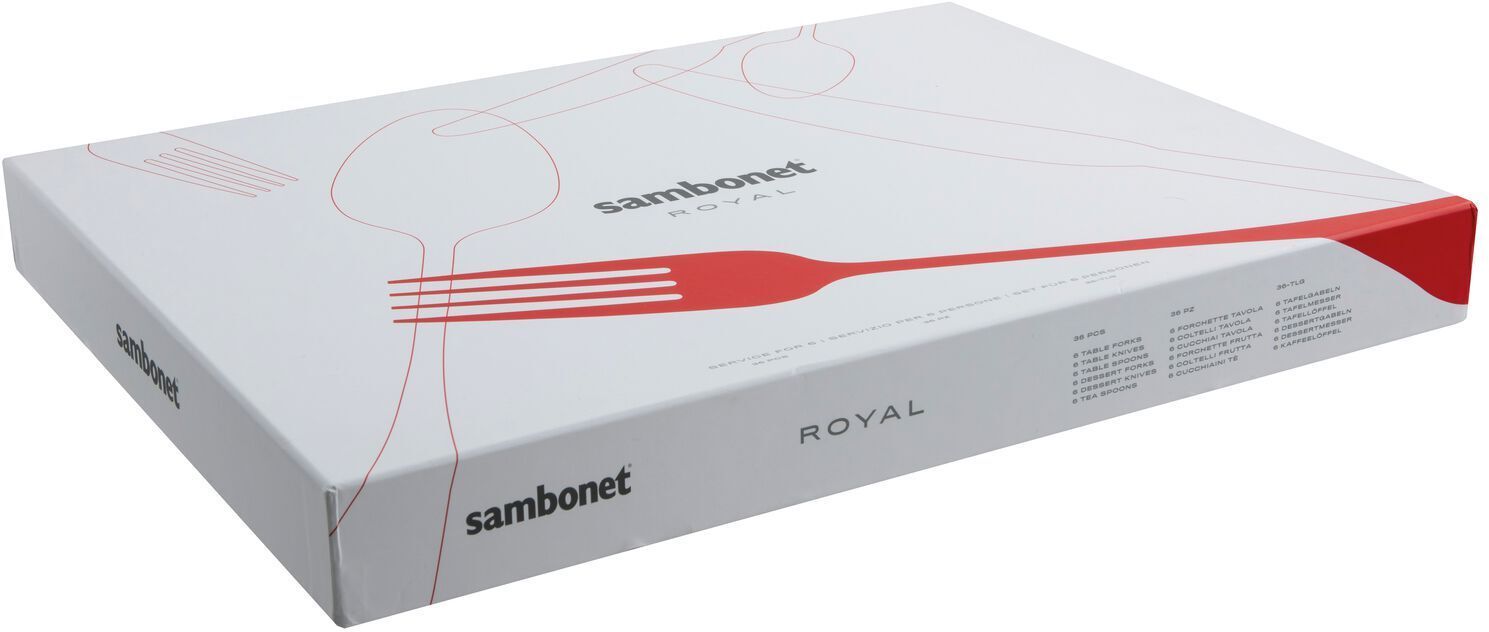 Sambonet Besteck Royal Mirror Gold Set 36 tgl.
