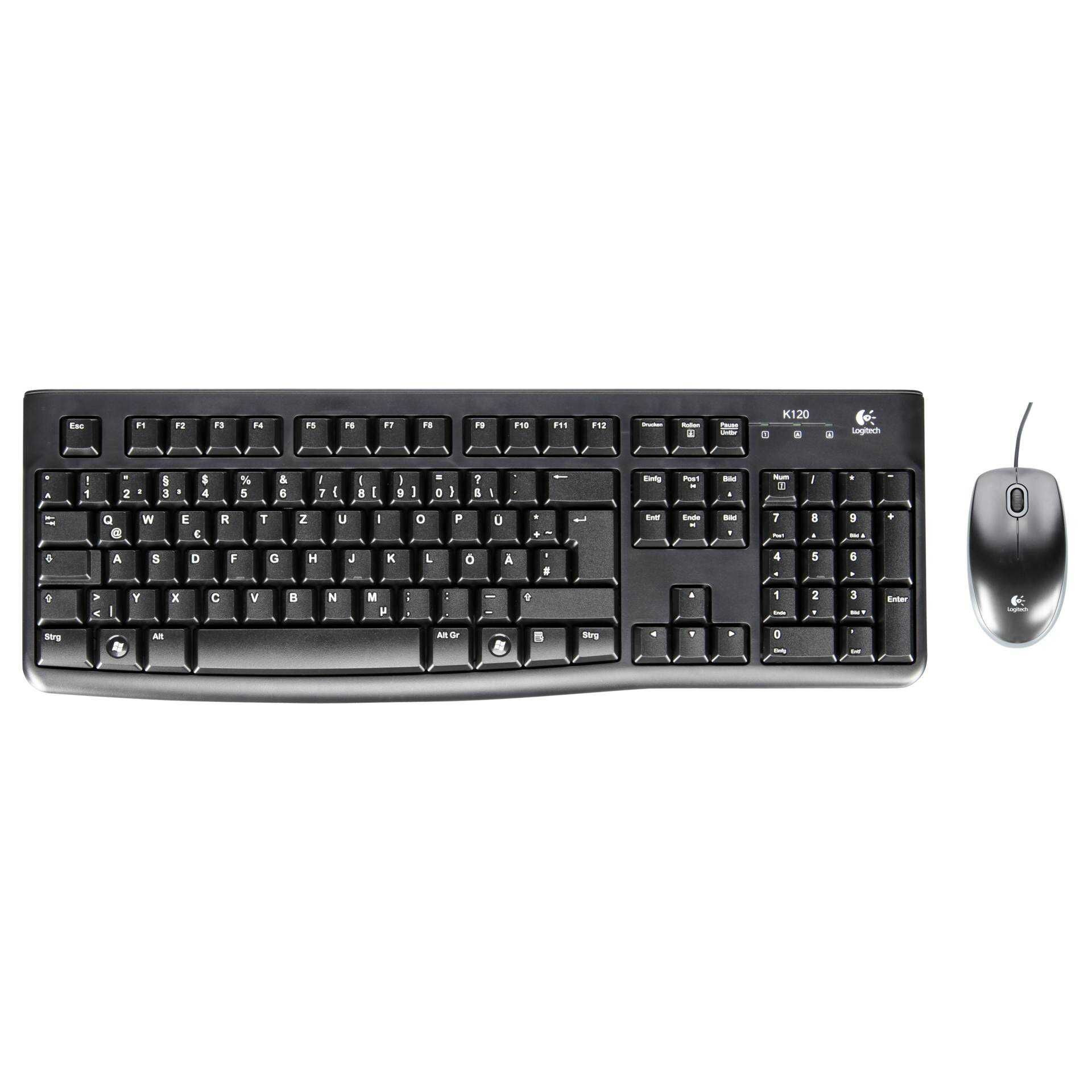 Logitech Desktop MK120 - Tastatur-und-Maus-Set - USB - Deutsch