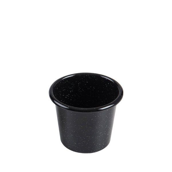Riess Back- Muffinform hoch Ø8cm Emaille schwarz