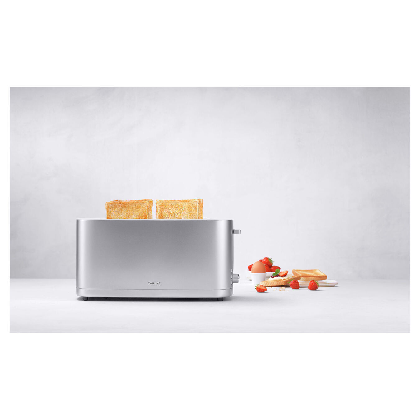 Zwilling Toaster Enfinigy Langschlitz-Toaster 1800W Brötchenaufsatz