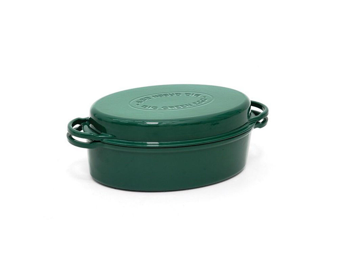 Big Green Egg Green Dutch Oven Oval