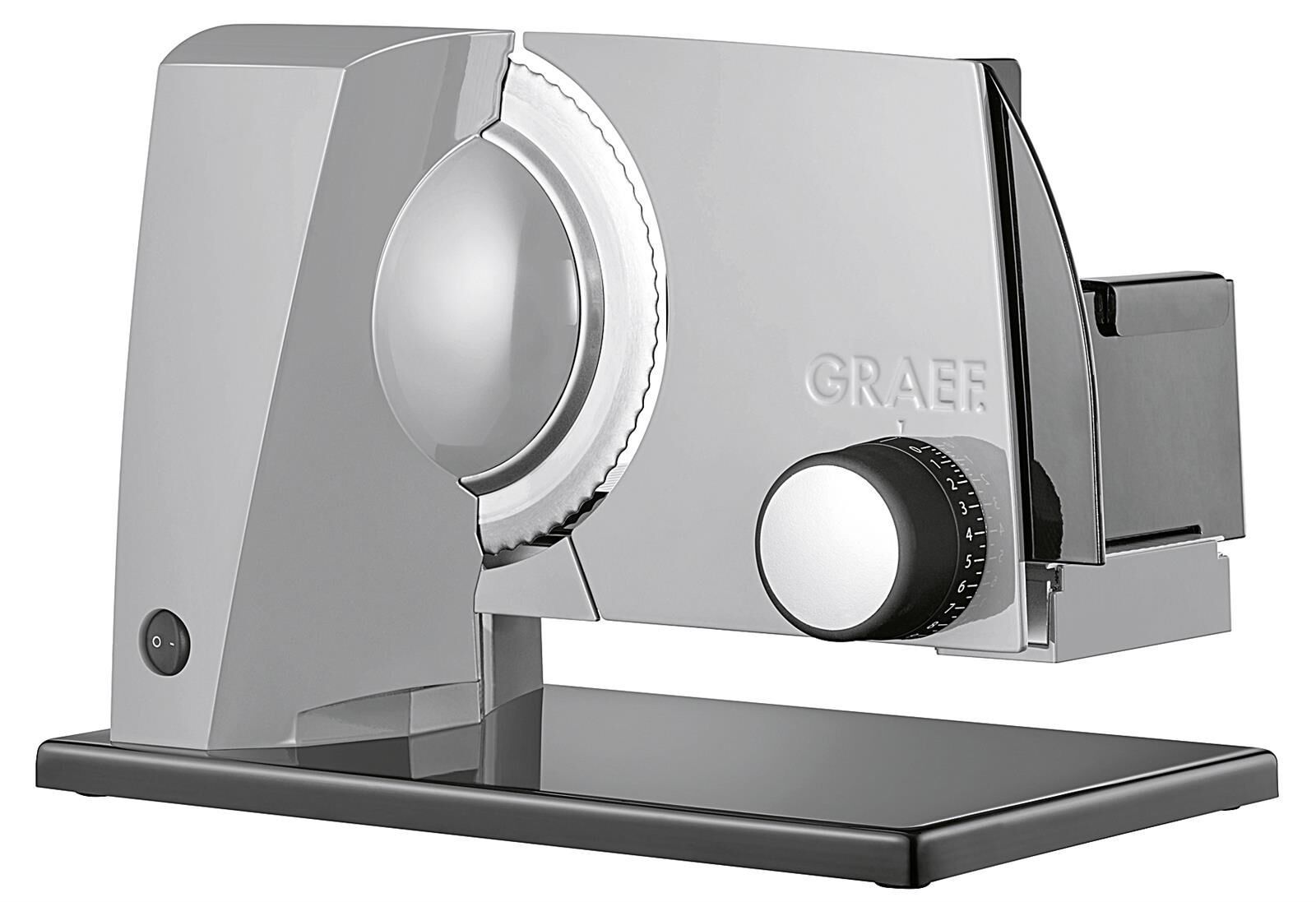 Graef Allesschneider SLICED KITCHEN SKS 11000, grau mit Kunststoffbodenplatte