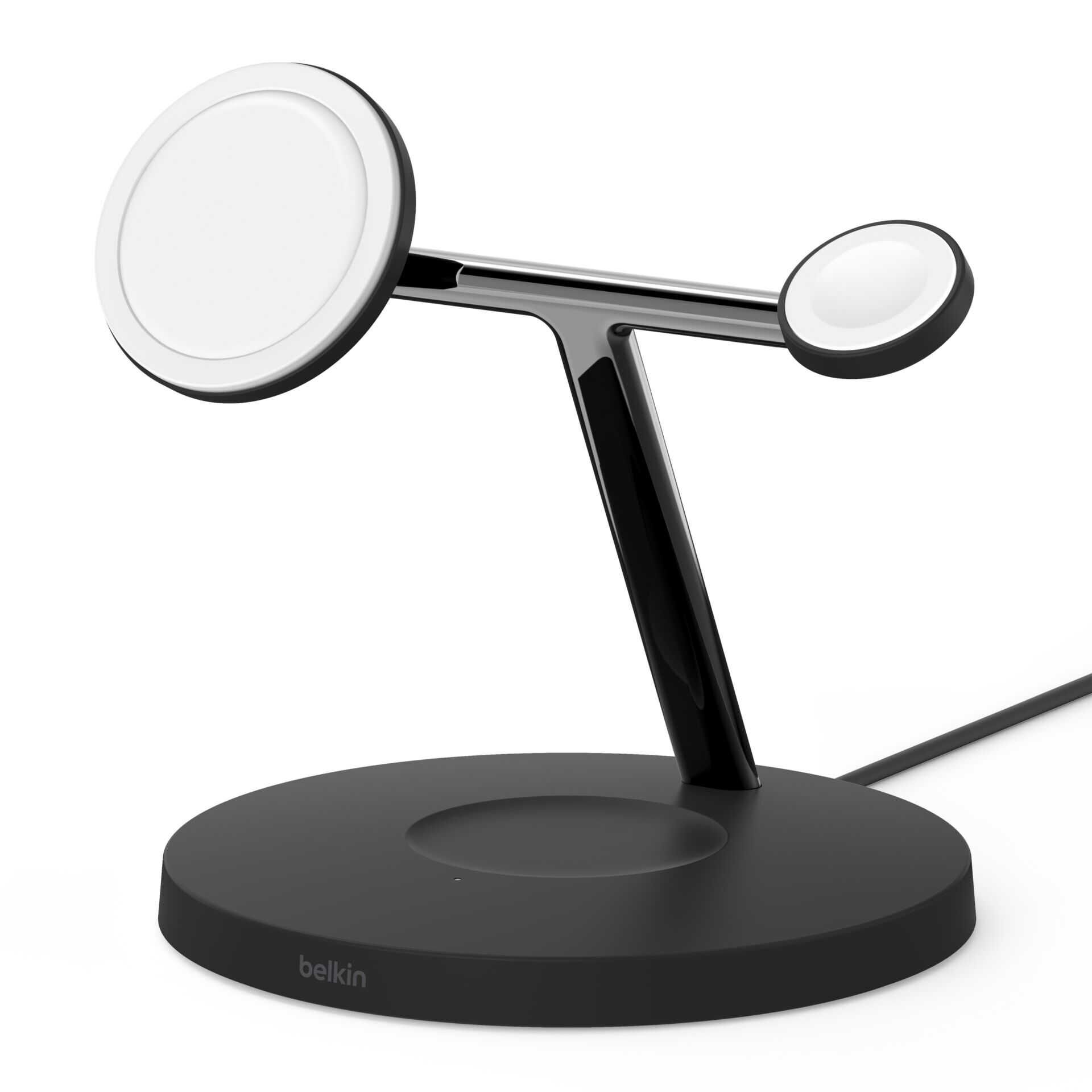 Belkin BOOST CHARGE PRO MagSafe 3-in-1 - Kabelloses Ladegerät + AC-Netzteil - 15 Watt - Fast Charge - Schwarz